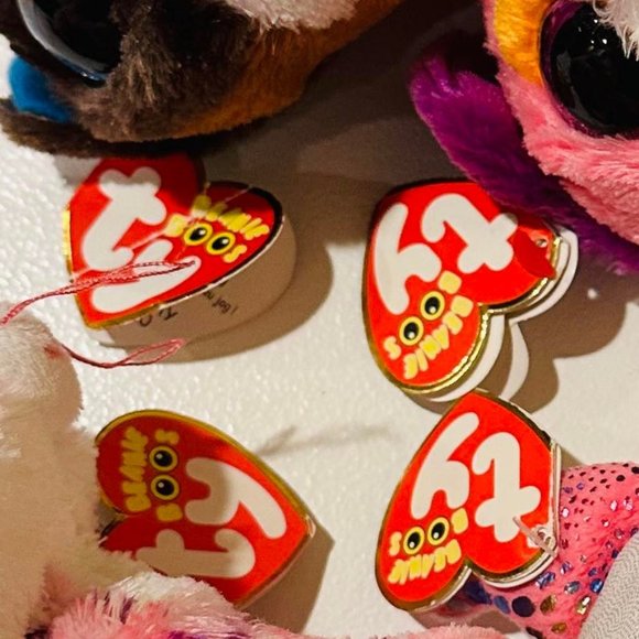 Bundle of four 6" Beanie Boos - Picture 2 of 3